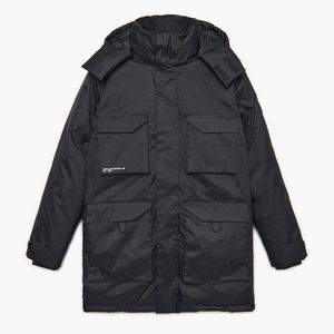 Cropp - Kabát s kapucňou - Čierna vyobraziť