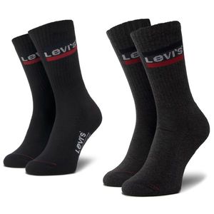 Súprava 2 párov vysokých ponožiek unisex LEVI'S® vyobraziť