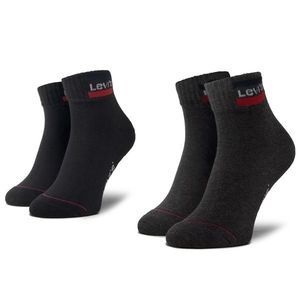 Súprava 2 párov kotníkových ponožiek unisex LEVI'S® vyobraziť