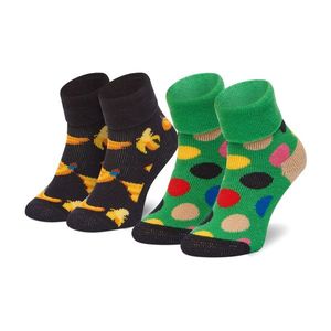 Súprava 2 párov vysokých ponožiek detských HAPPY SOCKS vyobraziť