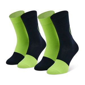 Súprava 2 párov vysokých ponožiek unisex HAPPY SOCKS vyobraziť