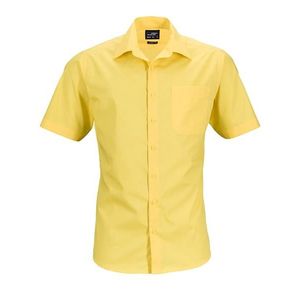 James & Nicholson Pánska košeľa s krátkym rukávom JN644 - Žlutá | M vyobraziť