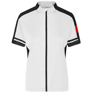 James & Nicholson Dámsky cyklistický dres JN453 - Bílá | S vyobraziť