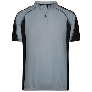 James & Nicholson Pánske cyklistické tričko JN420 - Stříbrná / černá | XL vyobraziť