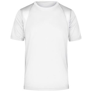 James & Nicholson Pánske športové tričko s krátkym rukávom JN306 - Bílá / bílá | M vyobraziť