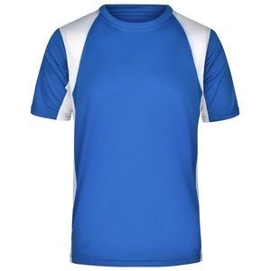 James & Nicholson Pánske športové tričko s krátkym rukávom JN306 - Královská modrá / bílá | XXXL vyobraziť