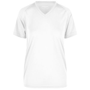 James & Nicholson Dámske športové tričko s krátkym rukávom JN316 - Bílá / bílá | M vyobraziť