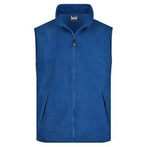 James & Nicholson Pánska fleecová vesta JN045 - Královská modrá | L vyobraziť