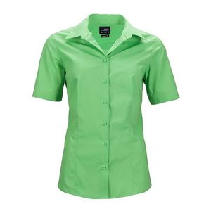 James & Nicholson Dámska košeľa s krátkym rukávom JN643 - Limetkově zelená | L vyobraziť