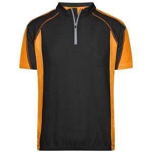 James & Nicholson Pánske cyklistické tričko JN420 - Černá / oranžová | XL vyobraziť