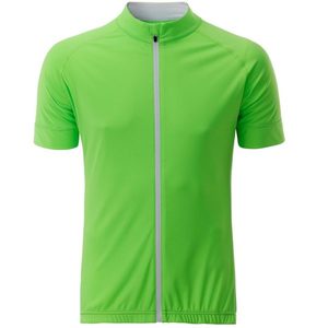 James & Nicholson Pánsky cyklistický dres na zips JN516 - Jasně zelená / bílá | XL vyobraziť