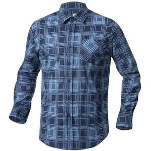 Ardon Pánska flanelová košeľa URBAN - Tmavě modrá | L vyobraziť