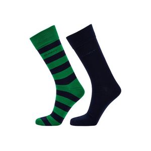 PONOŽKY GANT BARSTRIPE AND SOLID SOCKS 2-PACK vyobraziť