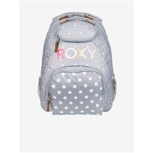 Šedý bodkovaný dievčenský batoh Roxy vyobraziť