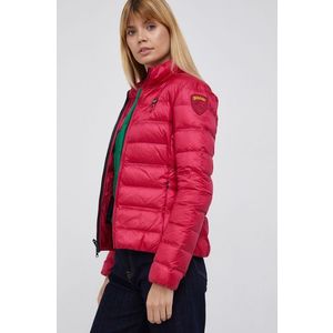 Páperová bunda Blauer dámska, ružová farba, zimná vyobraziť