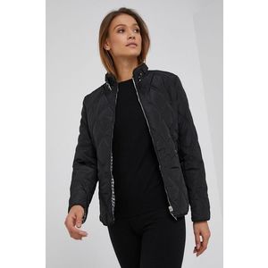 Obojstranná bunda Answear Lab dámska, čierna farba, prechodná vyobraziť
