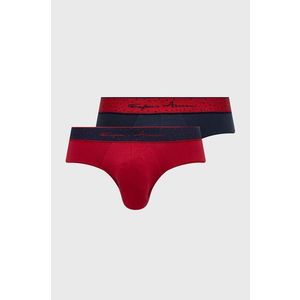 Slipy Emporio Armani Underwear pánske, tmavomodrá farba vyobraziť
