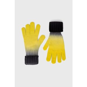 Vlnené rukavice PS Paul Smith pánske, žltá farba vyobraziť