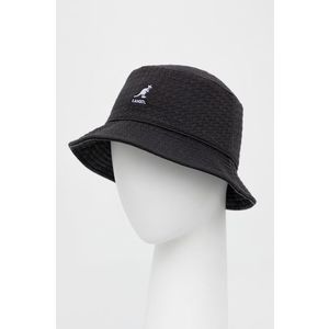 Obojstranný klobúk Kangol K5317.BB001-BB001, čierna farba vyobraziť
