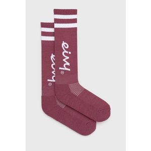 Ponožky s prímesou vlny Eivy ružová farba vyobraziť