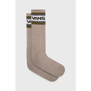 Ponožky Vans pánske, béžová farba vyobraziť