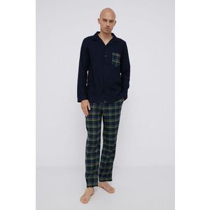 Pyžamo Tommy Hilfiger pánske, zelená farba, vzorované vyobraziť