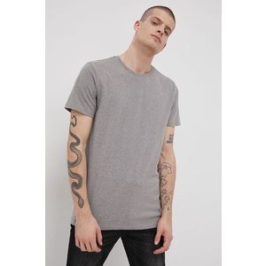 Tričko Levi's pánske, šedá farba, jednofarebné vyobraziť