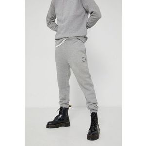 Nohavice Solid pánske, šedá farba, jednofarebné vyobraziť