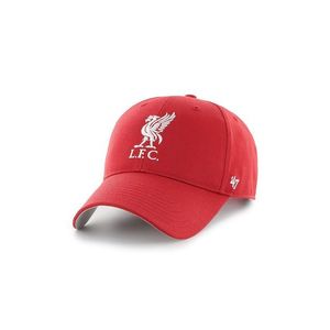 Čiapka 47brand EPL Liverpool červená farba, s nášivkou vyobraziť