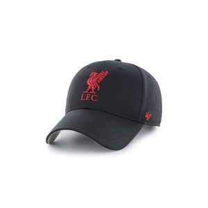 Čiapka 47brand EPL Liverpool čierna farba, s nášivkou vyobraziť