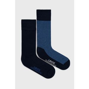 Ponožky Levi's pánske, tmavomodrá farba vyobraziť