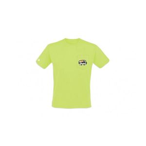 Žlté tričko s krátkym rukávom a potlačou - XL vyobraziť