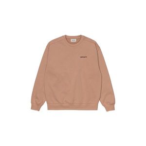 Carhartt WIP W Carhartt Script Sweatshirt Sediment L svetlohnedé I025343_0K8_XX-L vyobraziť