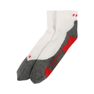 FALKE Športové ponožky 'RU5' sivá / červená / biela vyobraziť