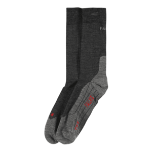 FALKE Športové ponožky tmavosivá / sivá melírovaná / ohnivo červená vyobraziť