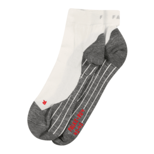 FALKE Športové ponožky 'RU4' sivá / biela / červená vyobraziť