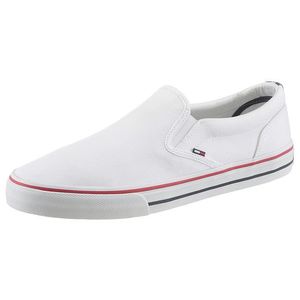 Tommy Jeans Slip-on obuv biela / červená / tmavomodrá vyobraziť