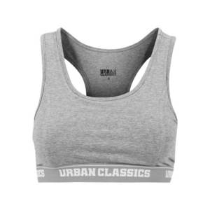 Urban Classics Podprsenka sivá melírovaná / biela vyobraziť