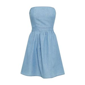 Urban Classics Letné šaty modrá denim vyobraziť