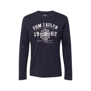 TOM TAILOR Tričko námornícka modrá / biela vyobraziť