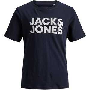 Jack & Jones Junior Tričko 'Ecorp' námornícka modrá / prírodná biela vyobraziť