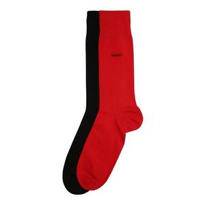 HUGO Ponožky červená / čierna vyobraziť