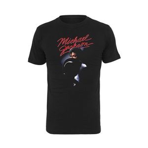Merchcode Tričko 'Michael Jackson' čierna / červená / biela vyobraziť