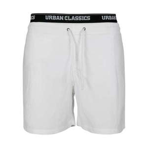 Urban Classics Plavecké šortky biela / čierna vyobraziť