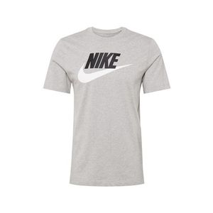Nike Sportswear Tričko čierna / biela / sivá melírovaná vyobraziť