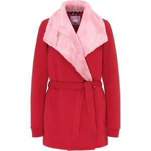 MYMO Tepláková bunda ružová / tmavočervená vyobraziť