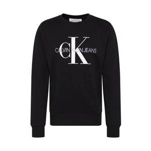 Calvin Klein Jeans Mikina 'CORE MONOGRAM LOGO SWEATSHIRT' čierna vyobraziť