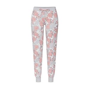Skiny Pyžamové nohavice ružová / biela / sivá vyobraziť