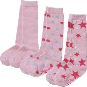 STERNTALER Ponožky ružová / ružová / biela / svetlomodrá vyobraziť