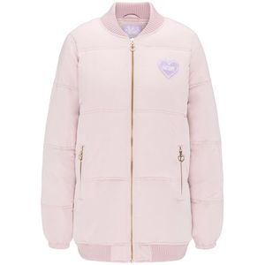 MYMO Zimná bunda ružová / svetlofialová / biela vyobraziť
